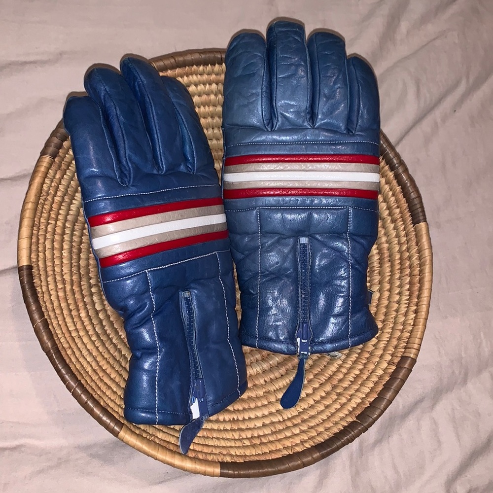 Men Conroy vintage leather show gloves